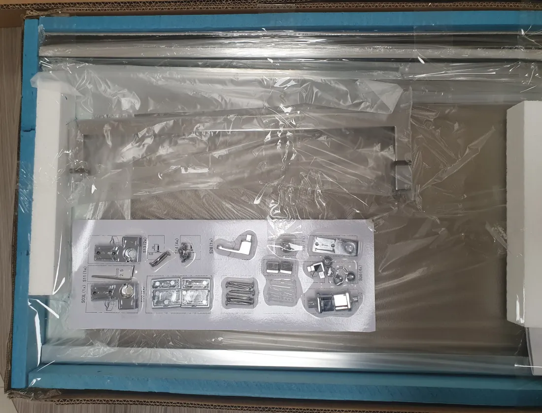 AVER COMBI 85x80 Grape Sprchový kout obdélníkový