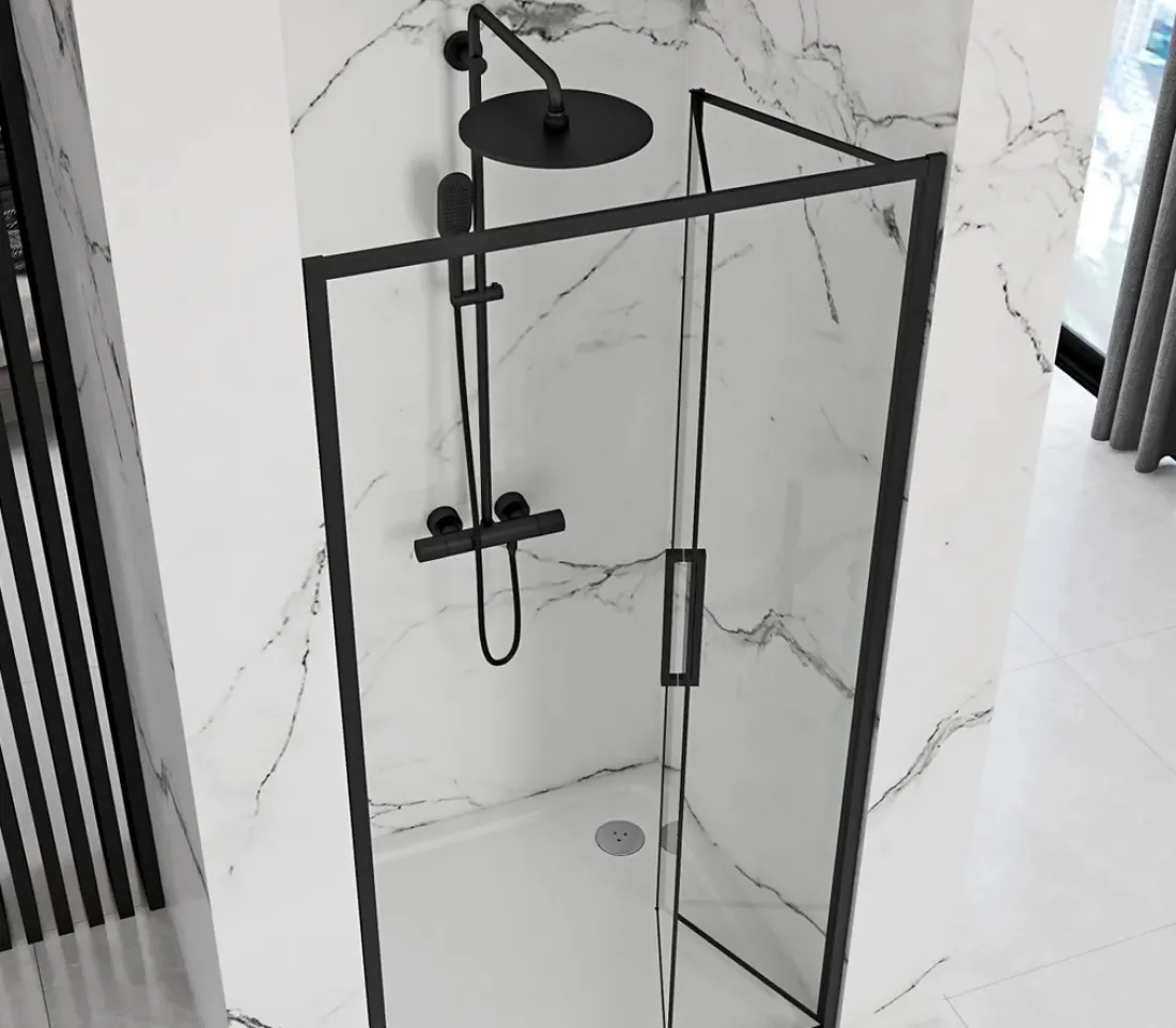 RAFO BLACK 80 Well Sprchové dveře zalamovací