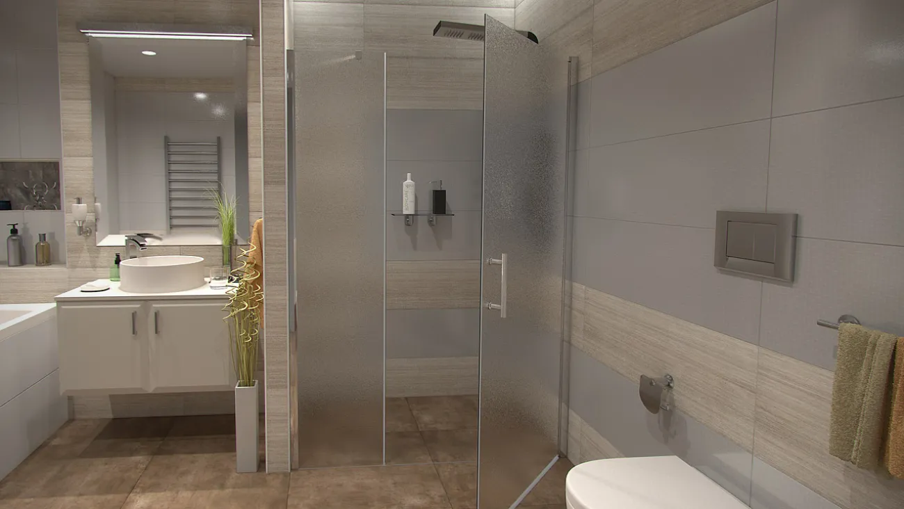 GAMA 100×190 cm grape sprchové dveře do niky