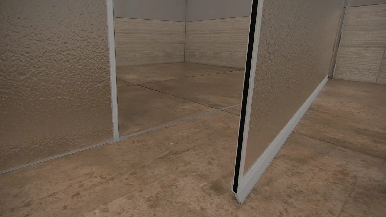 GAMA 100×190 cm grape sprchové dveře do niky