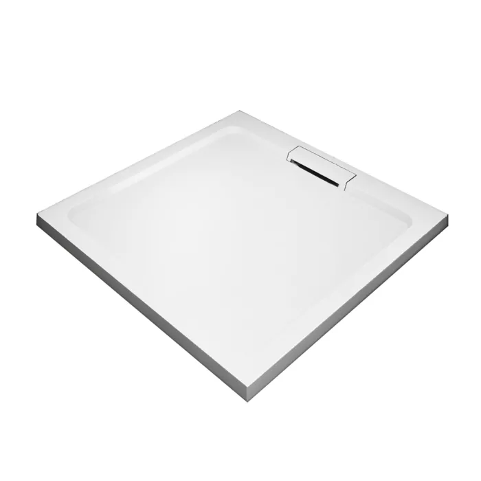 POINT Q HARD 80 Clear Čtvercový sprchový kout s mramorovou vaničkou