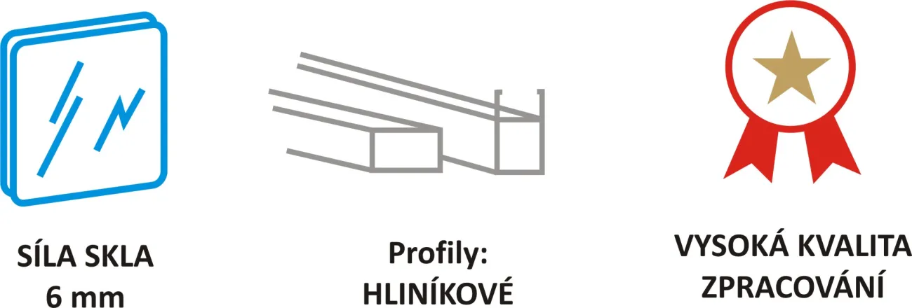 NICOL ROCKY 120x90 čiré Well sprchová zástěna obdélníková s mramorovou vaničkou