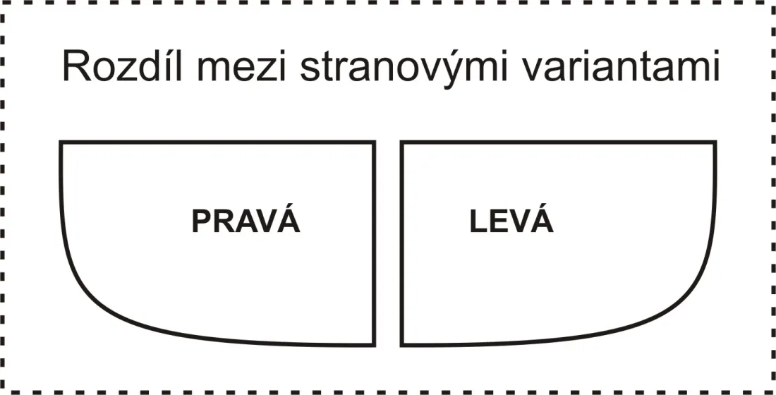 BIANCA 120x80 pravá Sprchový box