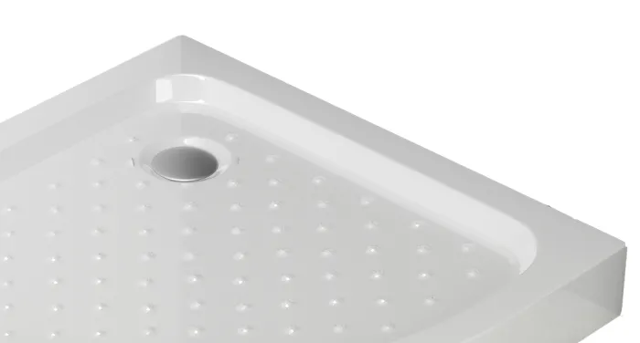 LOR 90x90 Sprchová vanička čtvrtkruhová, akrylát