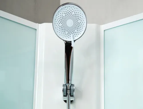 MILD 90 WHITE Sprchový box čtvrtkruhový s akrylátovou vaničkou a sedátkem