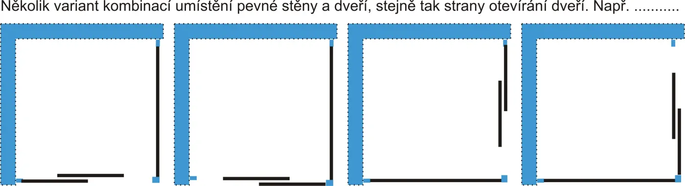 Sprchový kout s posuvnými dveřmi a mramorovou vaničkou 150x80, chrom, čiré - NICOL ROCKY