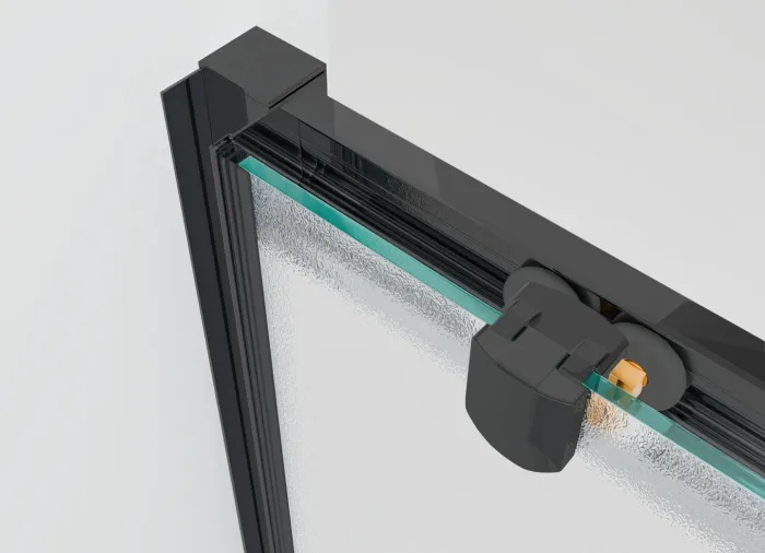 NICOL Black 135 grape Sprchové posuvné dveře do niky černé