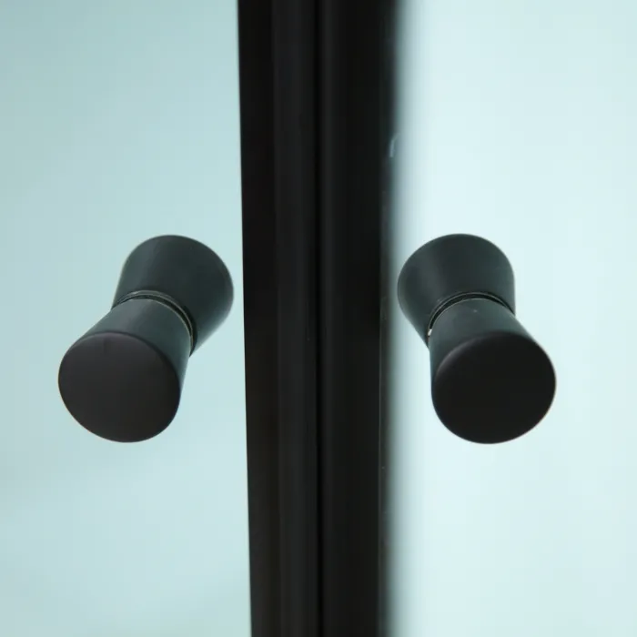 NOTRE 90 ČERNÝ Sprchový box čtvrtkruhový