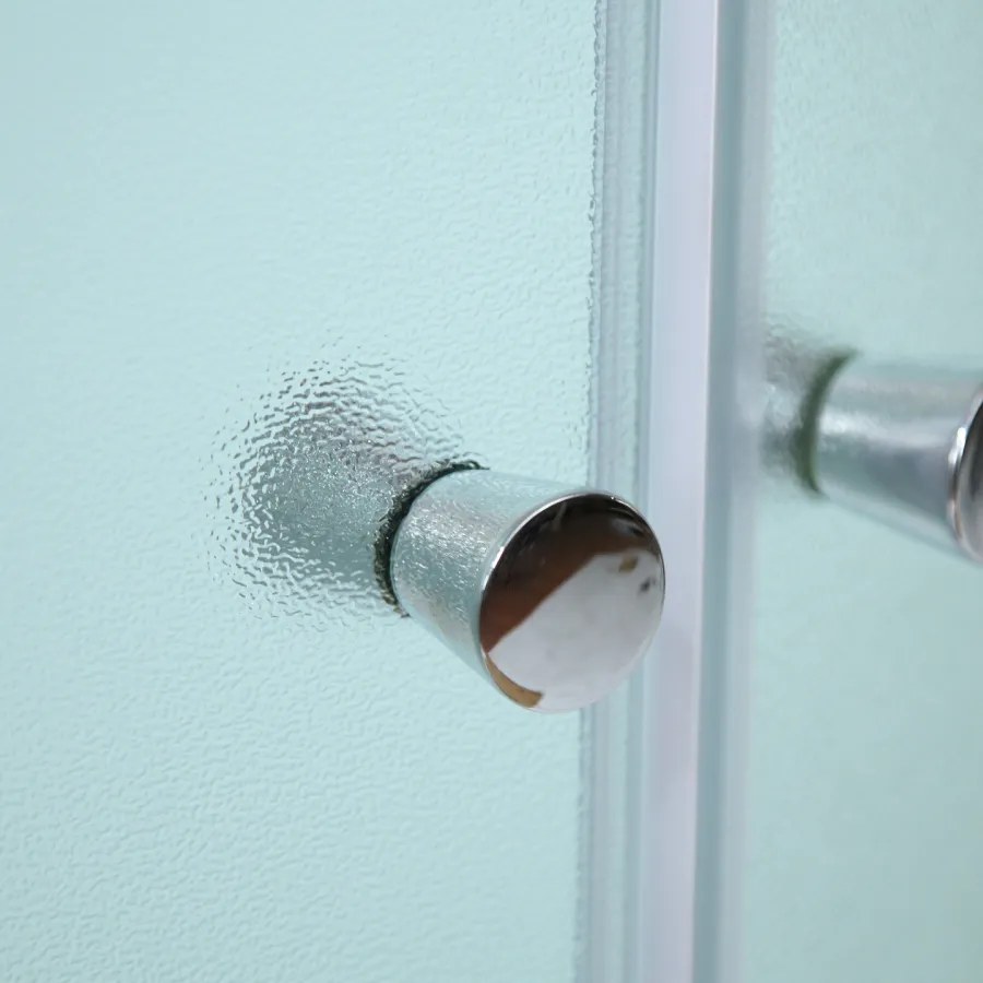 NOTRE ROCKY 100 BÍLÝ Sprchový box čtvrtkruhový s mramorovou vaničkou