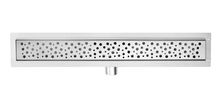 B-DRAINWELL 70 Chrom Odtokový podlahový žlab, bublinky