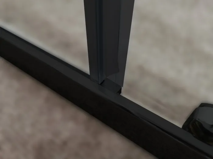 POINT BLACK 100x90 Grape Obdélníková sprchová zástěna