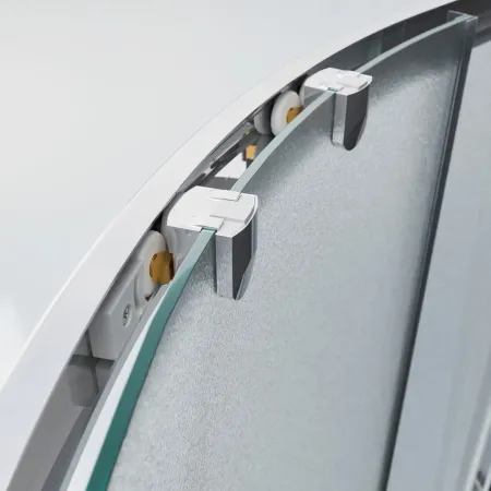 POINT AS 100x80 Grape Asymetrická sprchová zástěna