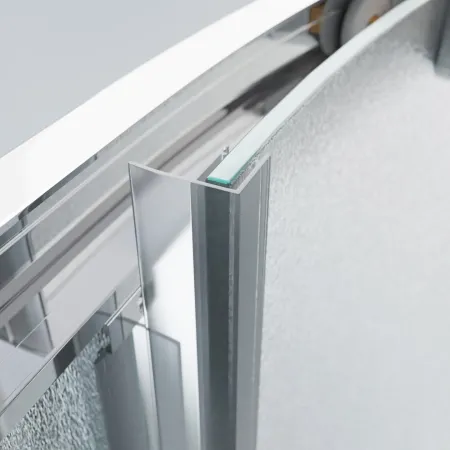 POINT AS 100x80 Grape Asymetrická sprchová zástěna