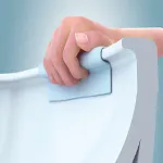 BRILLA závěsná WC mísa s bidet. sprškou, Rimless, 36,5x53 cm, bílá