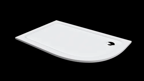 NATALI ROCKY 100x80 Clear Levý Sprchový kout asymetrický