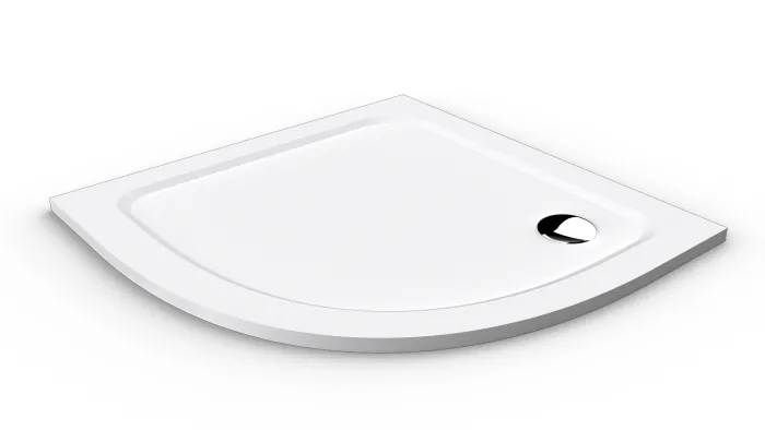 POINT ROCKY 90 Grape Čtvrtkruhový sprchový kout s mramorovou vaničkou