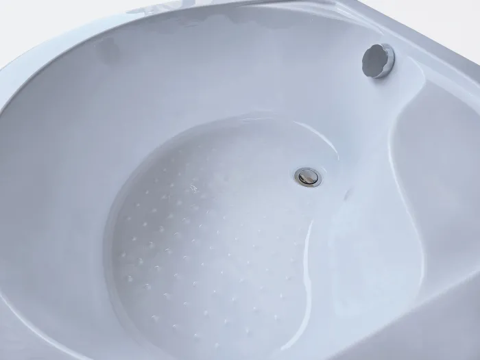 POINT SAP 80 Clear Čtvrtkruhový sprchový kout s vysokou vaničkou