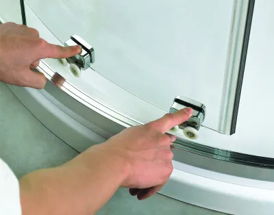 NATALI ROCKY 100x80 Clear Levý Sprchový kout asymetrický