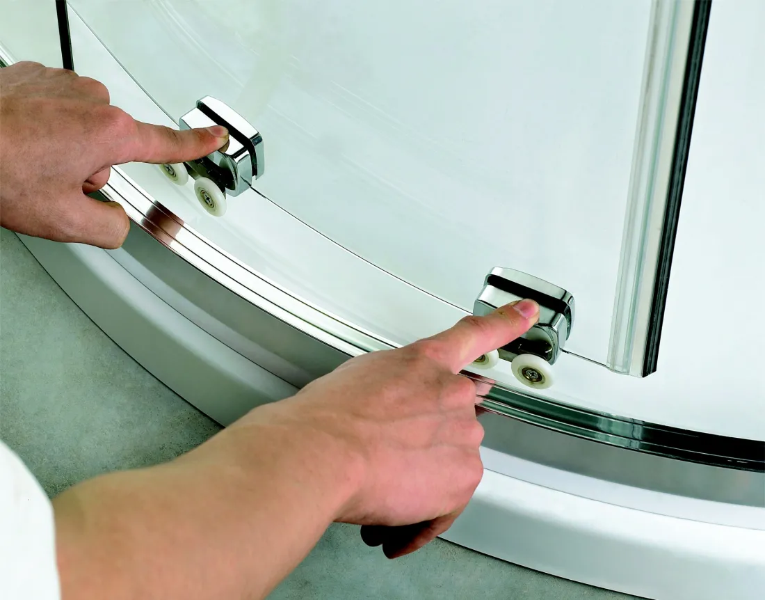 NATALI HARD 100x80 Grape Levý Sprchový kout asymetrický