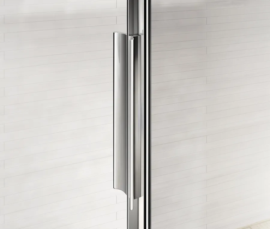 AFTER ROCKY 110x80 Clear Sprchový kout s mramorovou vaničkou