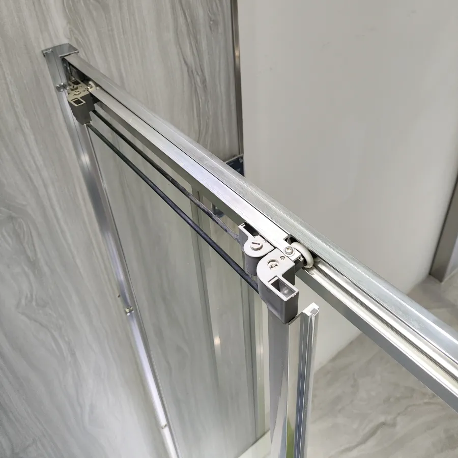 AFTER ROCKY 110x80 Clear Sprchový kout s mramorovou vaničkou