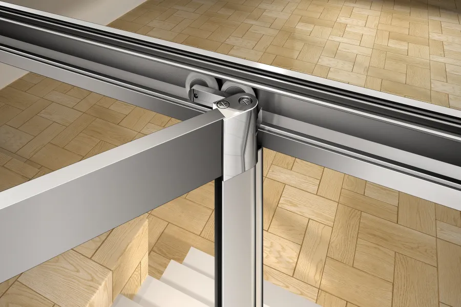 WRITE HARD 90x80 Sprchový kout se zalamovacími dveřmi a mramorovou vaničkou