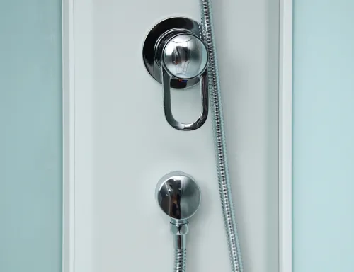 MILD 90 WHITE Sprchový box čtvrtkruhový s akrylátovou vaničkou a sedátkem