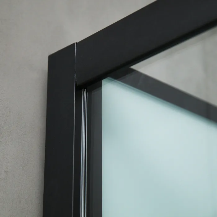 NOTRE 90 ČERNÝ Sprchový box čtvrtkruhový