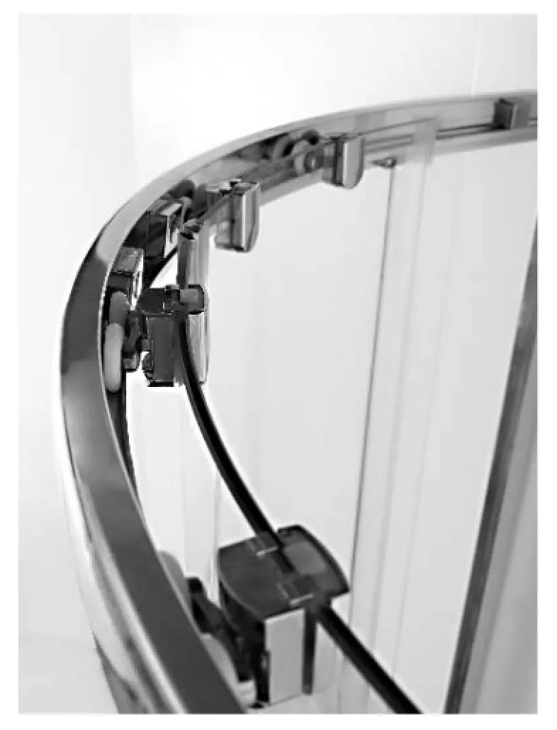 FUNY 80 Clear Sprchová zástěna čtvrtkruhová