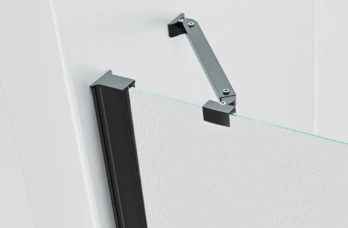 BETA COMBI Black 80x80 Grape Čtvercový sprchový kout bez vaničky