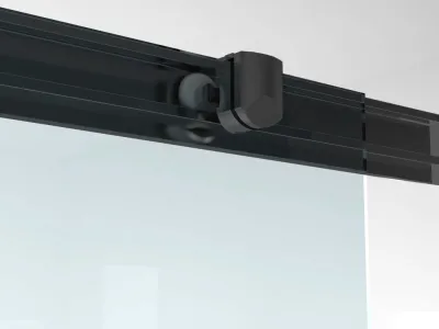 TERA Black 100-105 Grape Sprchové dveře posuvné