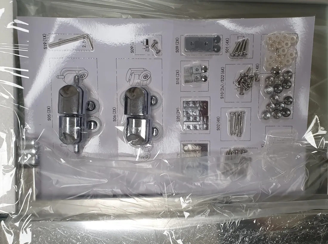 TERA 125-130 Čiré Sprchové dveře posuvné