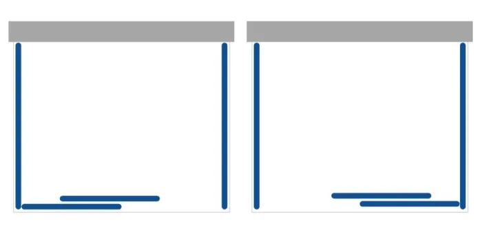 NICOL COMBI II Chrom 90x90x90 Čiré Sprchový kout s posuvnými dveřmi