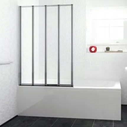 DANCE 4 Vanová zástěna čtyřdílná skládací 80x140