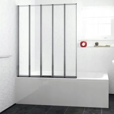 DANCE 5 Vanová zástěna pětidílná skládací 120x140