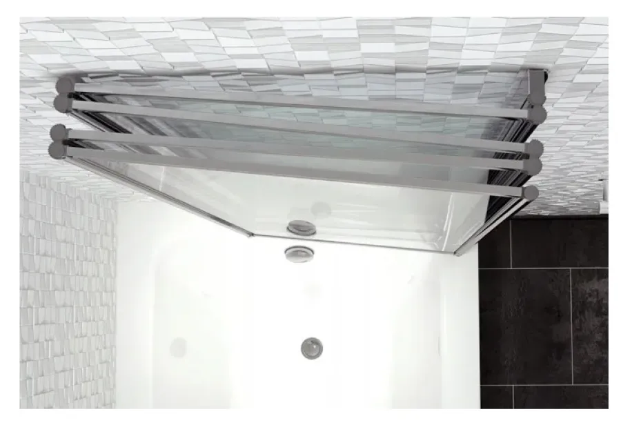 DANCE 4 Vanová zástěna čtyřdílná skládací 80x140