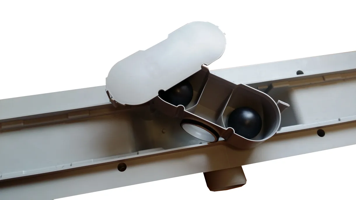 H-1000 Sprchový odtokový podlahový žlab