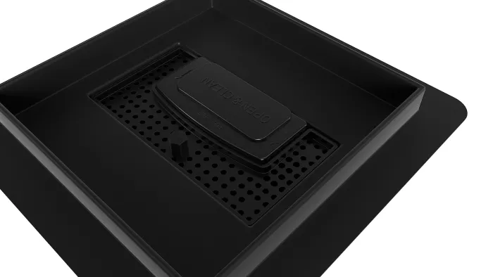 B-SQUARE 15 Black Odtoková vpusť - čtverec