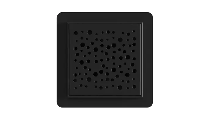 B-SQUARE 15 Black Odtoková vpusť - čtverec