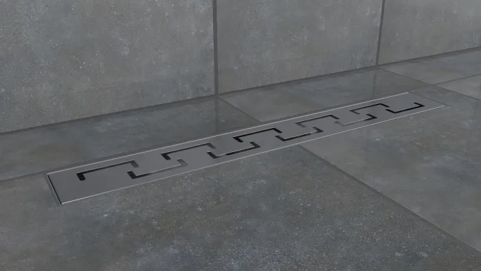 G-DRAINWELL 70 Chrom Odtokový podlahový žlab, řecko